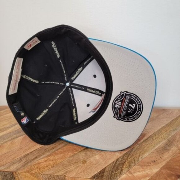 Mitchell & Ness Utah Jazz Throwback Hat Fitted NBA Nostalgia Co. FREE SHIPPING - Picture 6 of 9